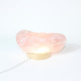 Rose quartz crystal lamp | ASH & STONE Crystals online. Free express shipping. 