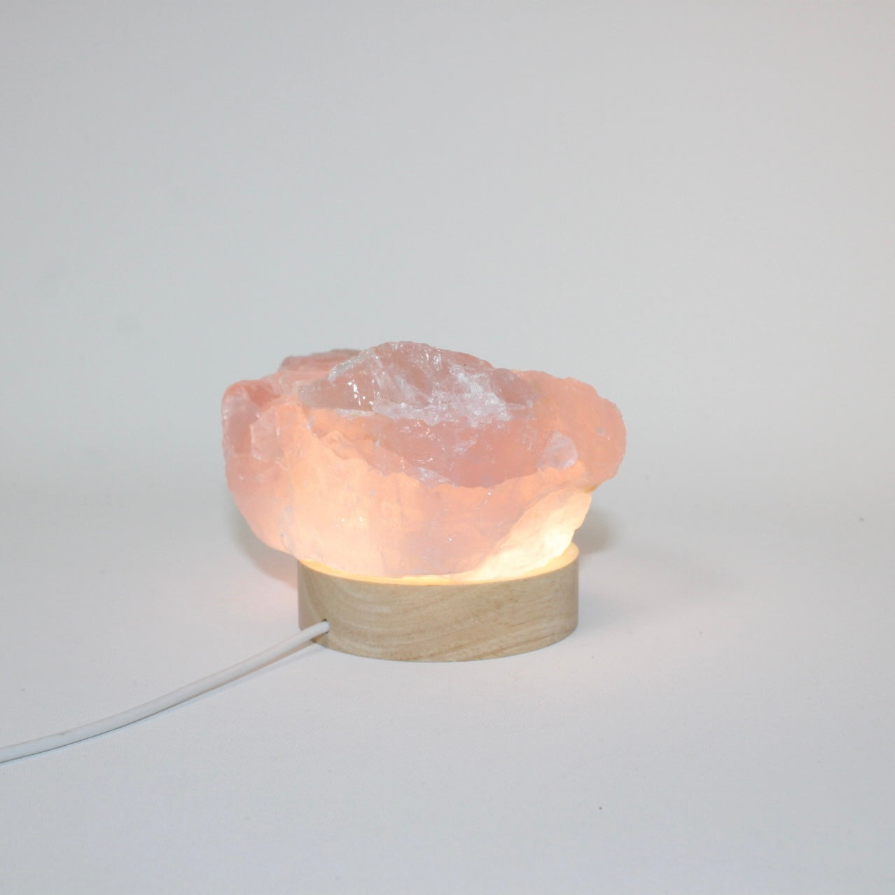 Rose quartz crystal lamp | ASH & STONE Crystals online. Free express shipping. 