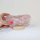 Rose quartz crystal lamp | ASH & STONE Crystals online. Free express shipping. 