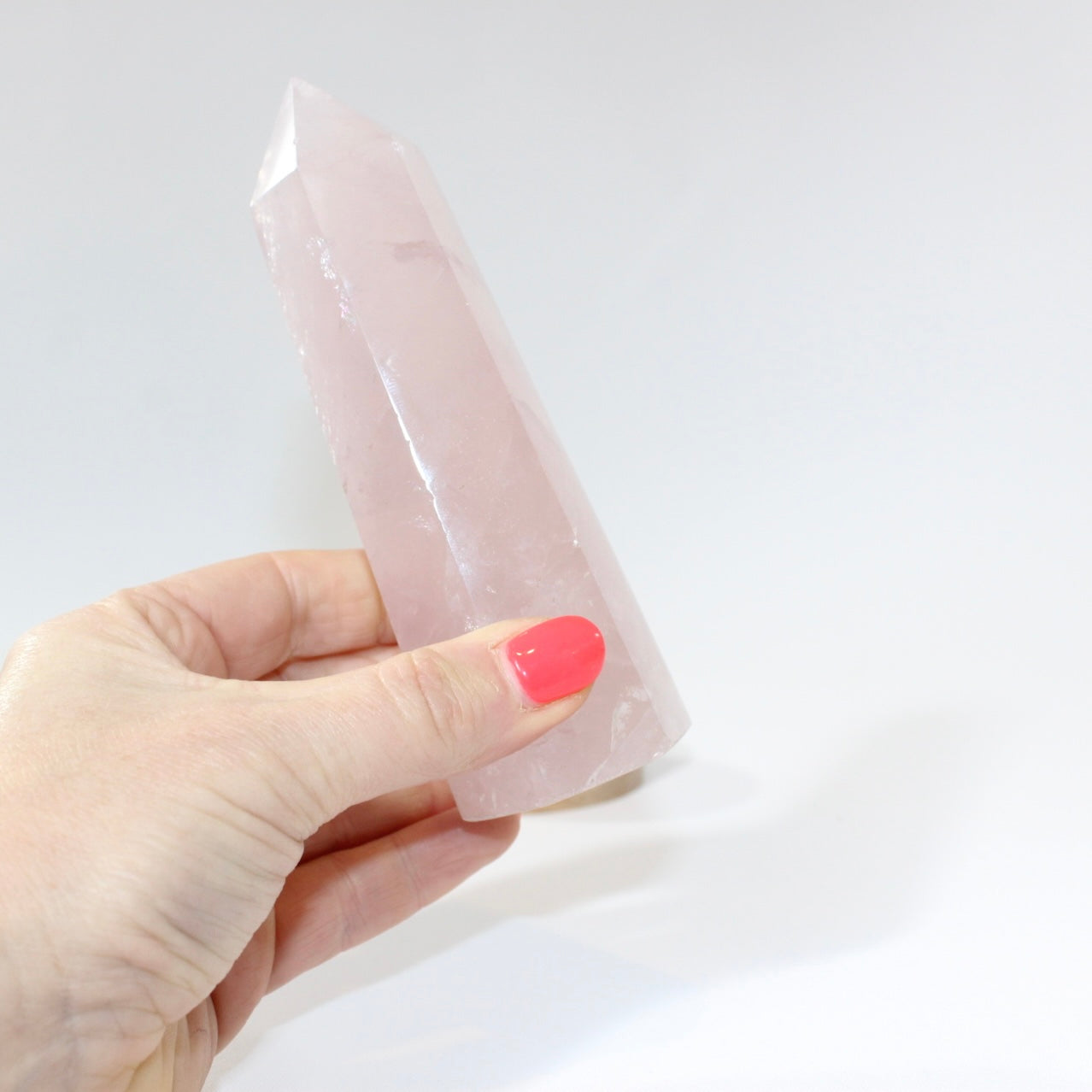 Rose Quartz Crystal Tower Lamp. Free express shipping. Shop online from ASH&STONE Crystal Shop Auckland NZ. AfterPay available. 