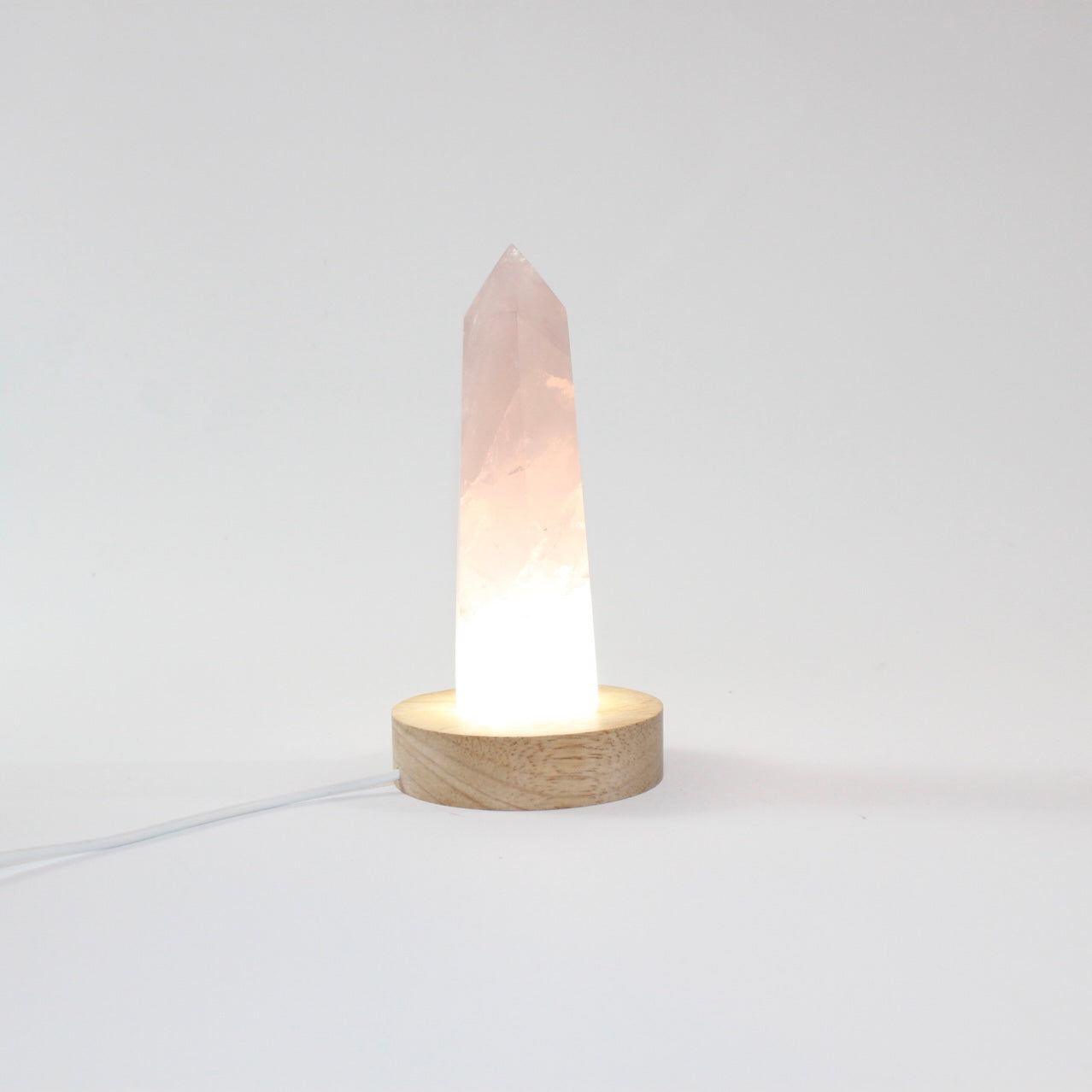 Rose Quartz Crystal Tower Lamp. Free express shipping. Shop online from ASH&STONE Crystal Shop Auckland NZ. AfterPay available. 