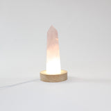 Rose Quartz Crystal Tower Lamp. Free express shipping. Shop online from ASH&STONE Crystal Shop Auckland NZ. AfterPay available. 