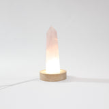 Rose Quartz Crystal Tower Lamp. Free express shipping. Shop online from ASH&STONE Crystal Shop Auckland NZ. AfterPay available. 