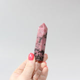 Rhodonite Crystal Tower. Free express shipping. Buy crystals online now from ASH&STONE Auckland NZ. AfterPay available.