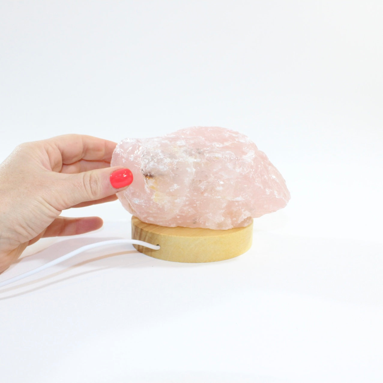 Rose Quartz Crystal Lamp | ASH&STONE Crystal Shop Auckland  Free express shipping. Shop online. AfterPay available. 