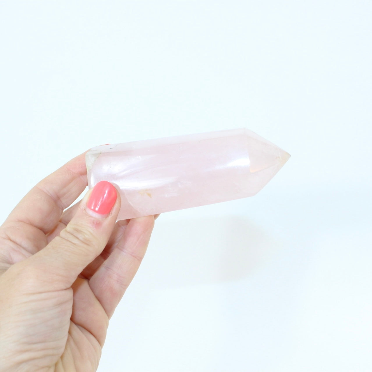 Rose quartz crystal tower| ASH&STONE Crystal Shop Auckland NZ