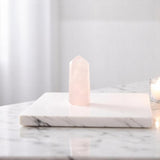 Rose quartz crystal tower| ASH&STONE Crystal Shop Auckland NZ