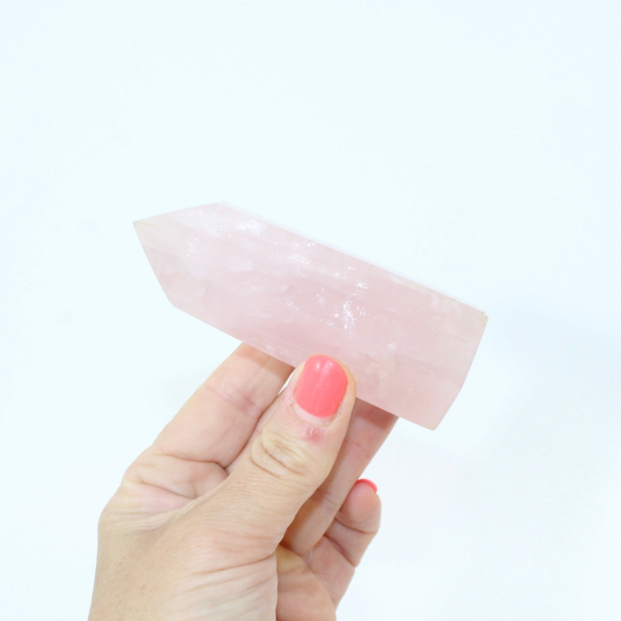 Rose quartz crystal tower| ASH&STONE Crystal Shop Auckland NZ