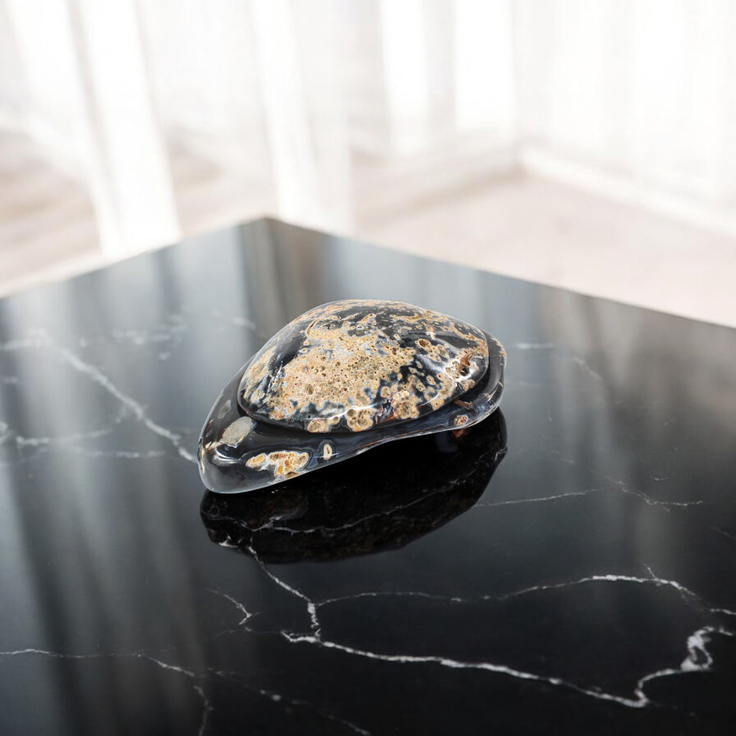 Large agate bowl with lid 3.33kg | ASH&STONE Crystal Shop Auckland NZ