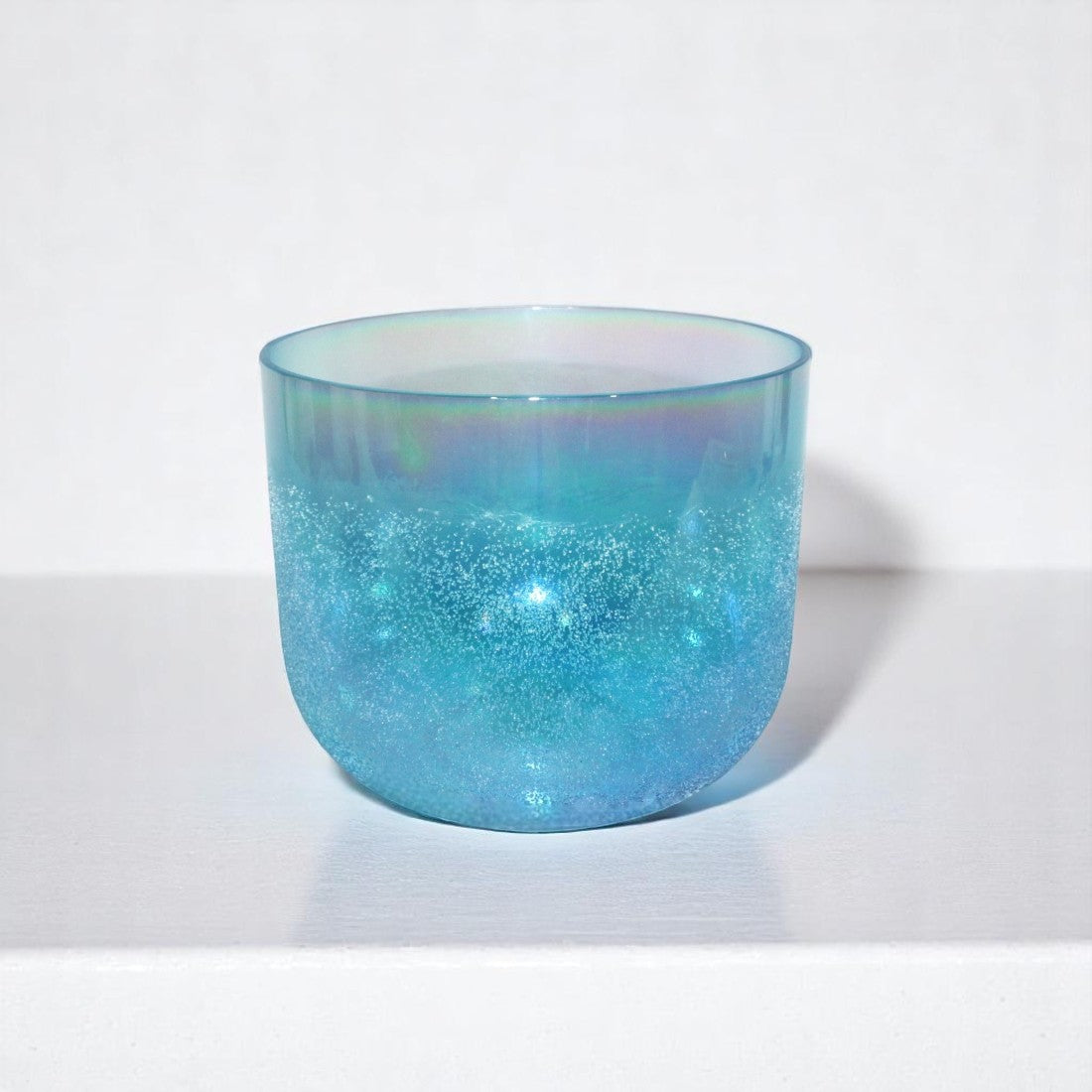 10" aquamarine crystal alchemy sound bowl with protective bag  | ASH&STONE Auckland NZ