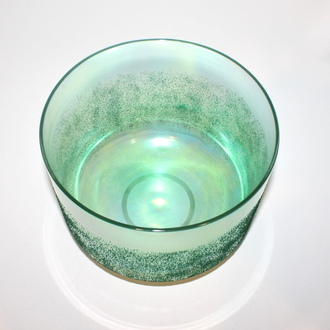 12" malachite crystal alchemy sound bowl with protective bag | ASH&STONE Auckland NZ