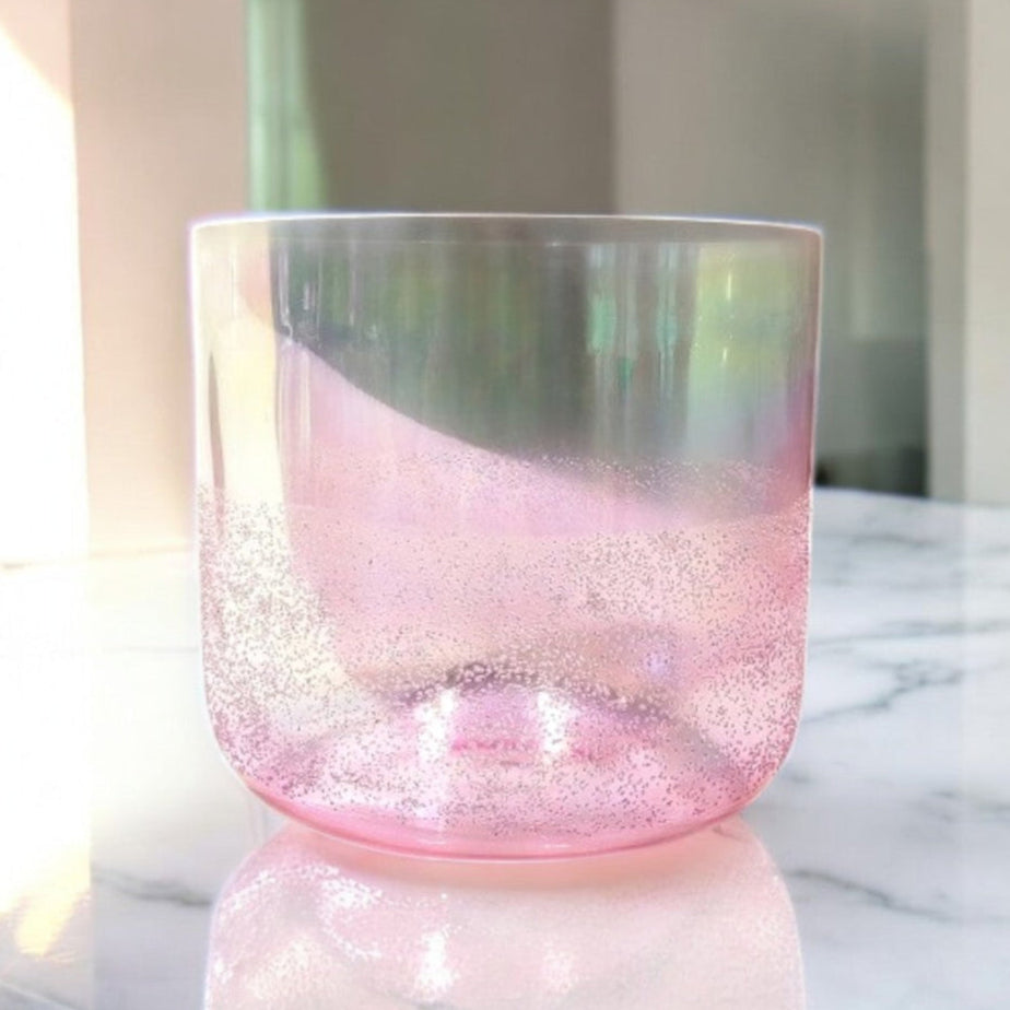 Rose Quartz Alchemy Crystal Singing Bowl | ASH&STONE Auckland NZ