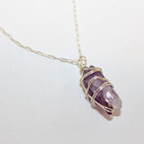 Bespoke Handmade - Amethyst Silver Necklace