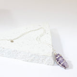 Handmade - Amethyst Silver Necklace | ASH & STONE Crystals and jewellery Auckland NZ 