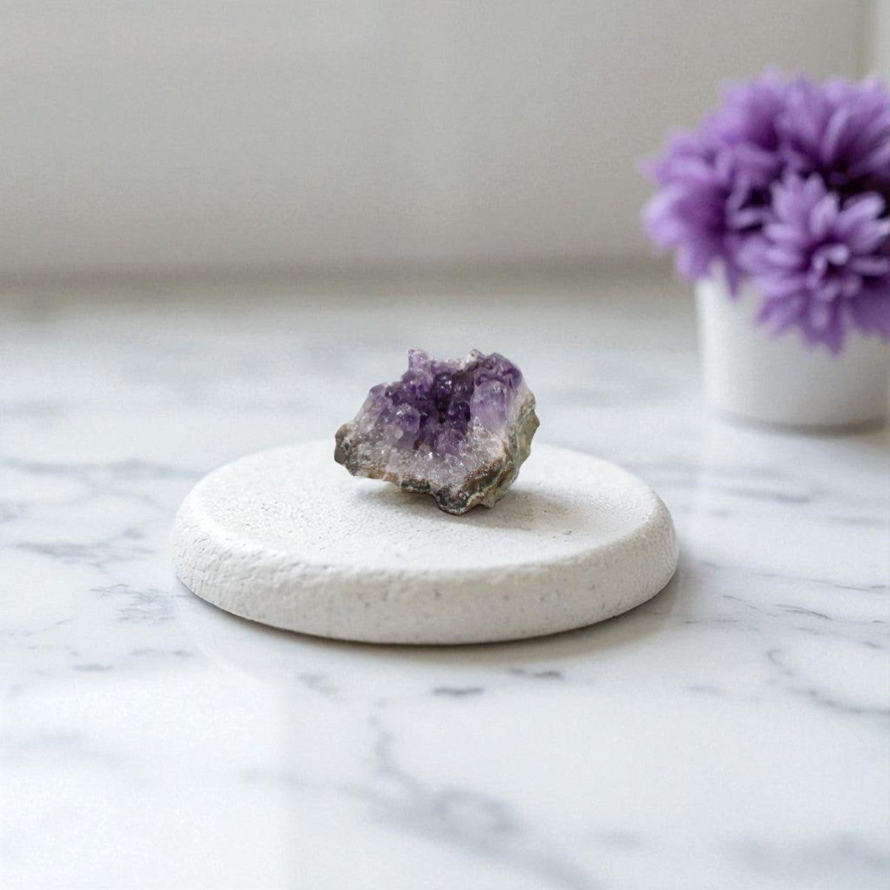 Amethyst Crystal cluster | Free express shipping. Buy high quality ethical crystals online at
ASH&STONE crystal shop Auckland NZ. AfterPay available.