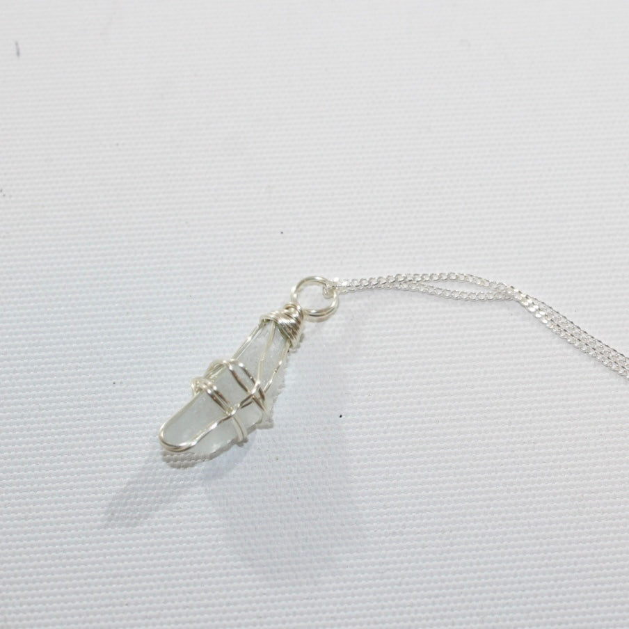 Aquamarine Crystal Silver Necklace | Free express shipping. Buy NZ-made jewellery from ASH&STONE
crystal jewellery shop Auckland NZ. AfterPay available.