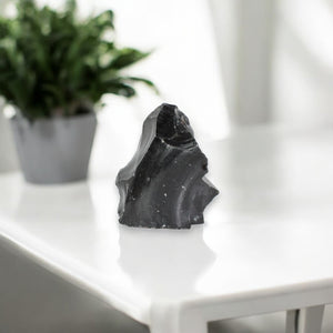 Black obsidian chunk | ASH&STONE Crystal Shop Auckland NZ