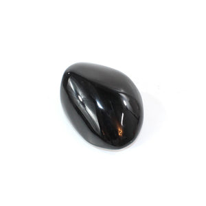 Black obsidian polished galet 
| ASH&STONE Crystal Shop Auckland NZ