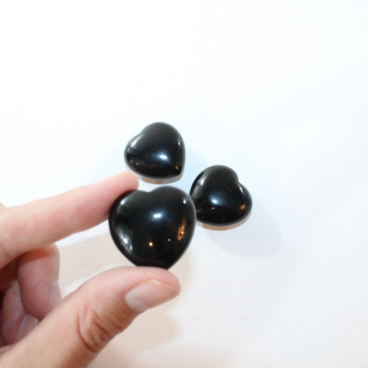 Small black obsidian heart | ASH&STONE Crystal Shop Auckland NZ