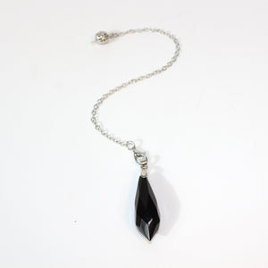 Black obsidian pendulum | ASH&STONE Crystals Shop Auckland NZ