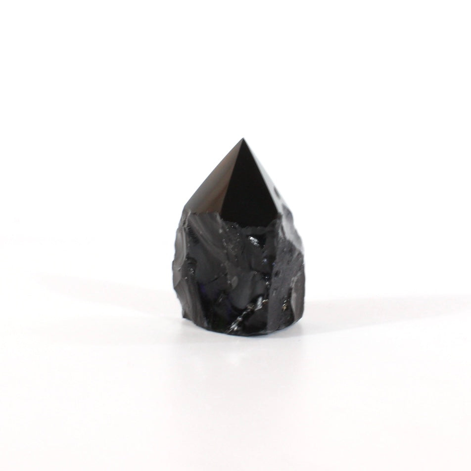 Black obsidian point | ASH&STONE Crystals Shop Auckland NZ