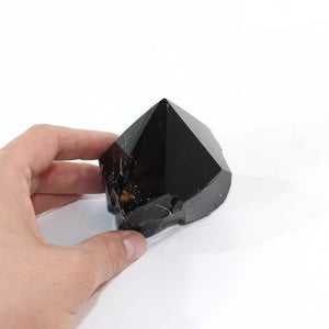 Black obsidian polished point | ASH&STONE Crystal Shop Auckland NZ