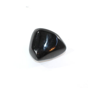 Black obsidian polished galet | ASH&STONE Crystal Shop Auckland NZ