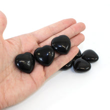 Load image into Gallery viewer, Black obsidian polished heart | ASH&amp;STONE Crystals Shop Auckland NZ

