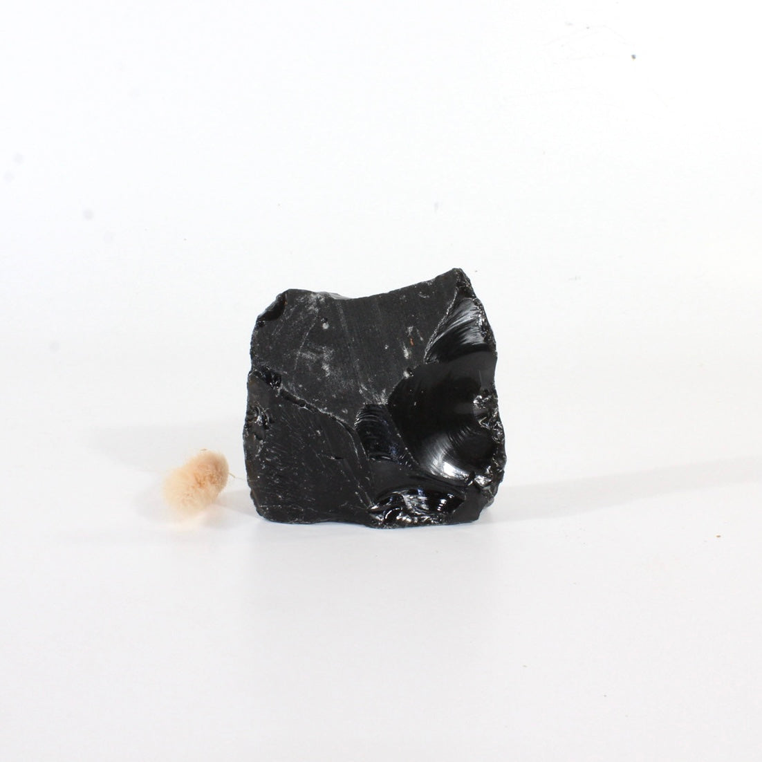 Black obsidian raw chunk | ASH&STONE Crystals Shop Auckland NZ