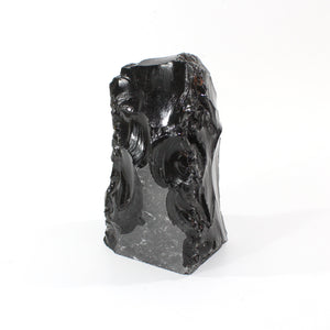 Large black obsidian tower 2.54kg | ASH&STONE Crystal Shop Auckland NZ