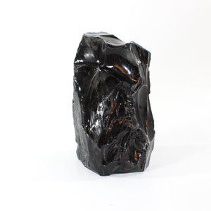 Large black obsidian tower 2.8kg | ASH&STONE Crystal Shop Auckland NZ