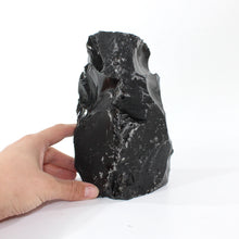 Load image into Gallery viewer, Large black obsidian tower 2.8kg | ASH&amp;STONE Crystal Shop Auckland NZ
