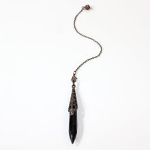Load image into Gallery viewer, Black onyx crystal pendulum | ASH&amp;STONE Crystals Shop Auckland NZ
