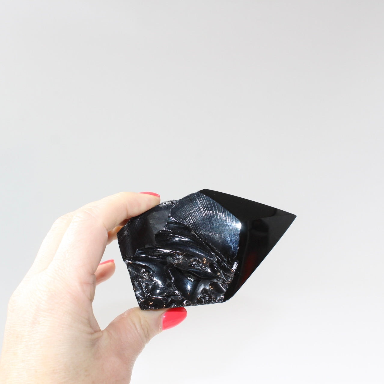 Black Obsidian Point Crystal | ASH & STONE For crystals and FREE Express shipping, Auckland NZ 