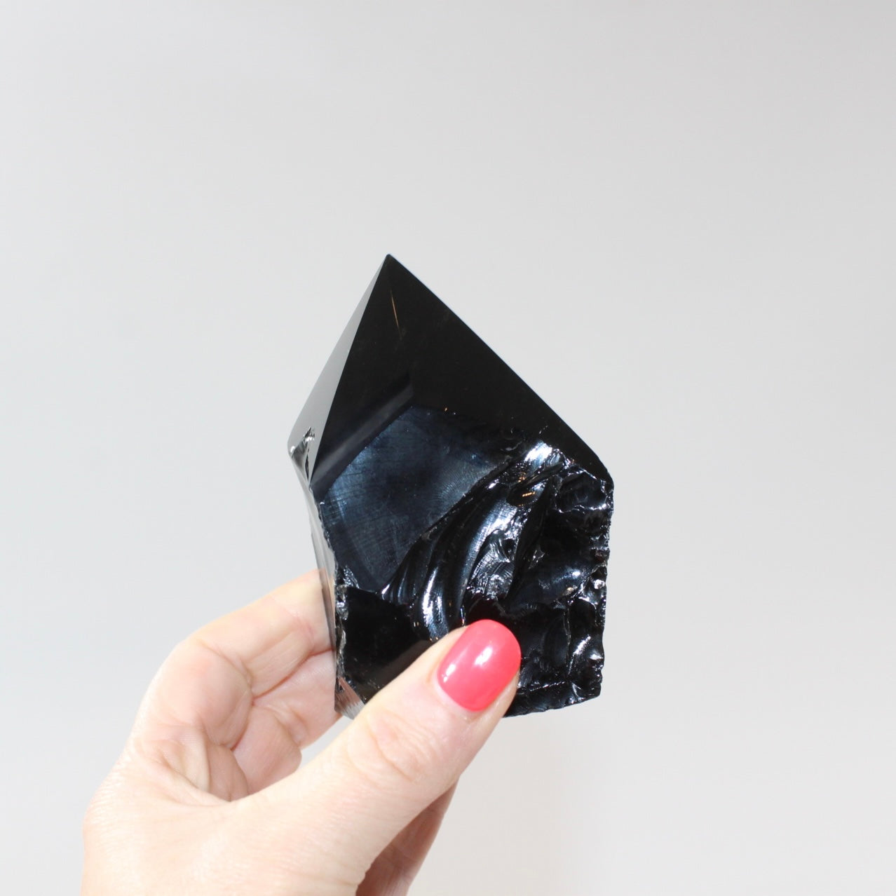 Black Obsidian Point Crystal | ASH & STONE For crystals and FREE Express shipping, Auckland NZ 