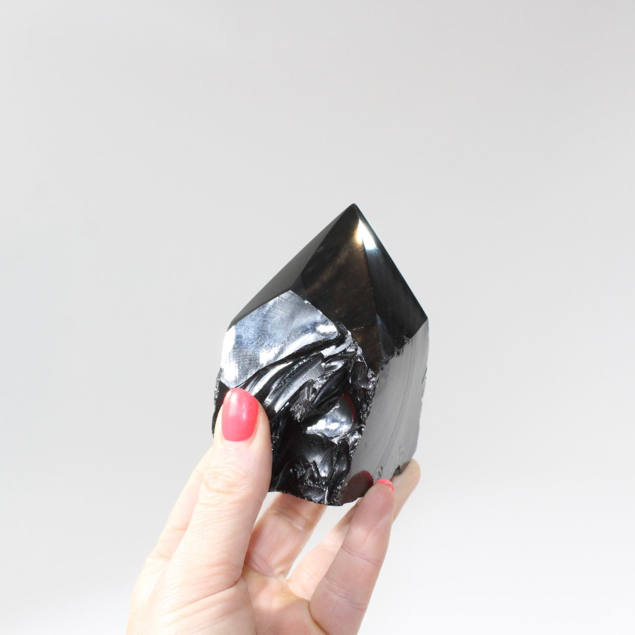 Black Obsidian Point Crystal | ASH & STONE For crystals and FREE Express shipping, Auckland NZ 