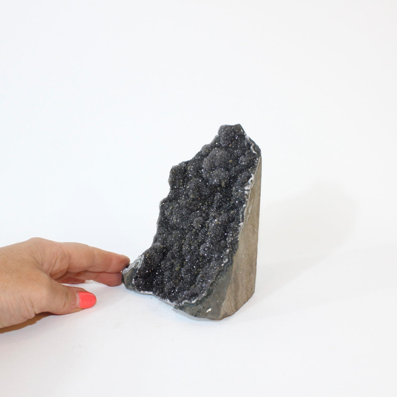 Black Amethyst Crystal Cluster | ASH & STONE. Free NZ express shipping. ASH&STONE crystal shop Auckland NZ. AfterPay available