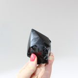 Black Obsidian Polished Point Crystal | ASH&STONE free express shipping Crystals and Jewellery NZ 