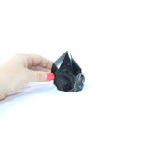 Black Obsidian Polished Point Crystal. Get the protection you need. Free express shipping. Shop online from ASH&STONE crystal shop Auckland NZ. AfterPay available.
