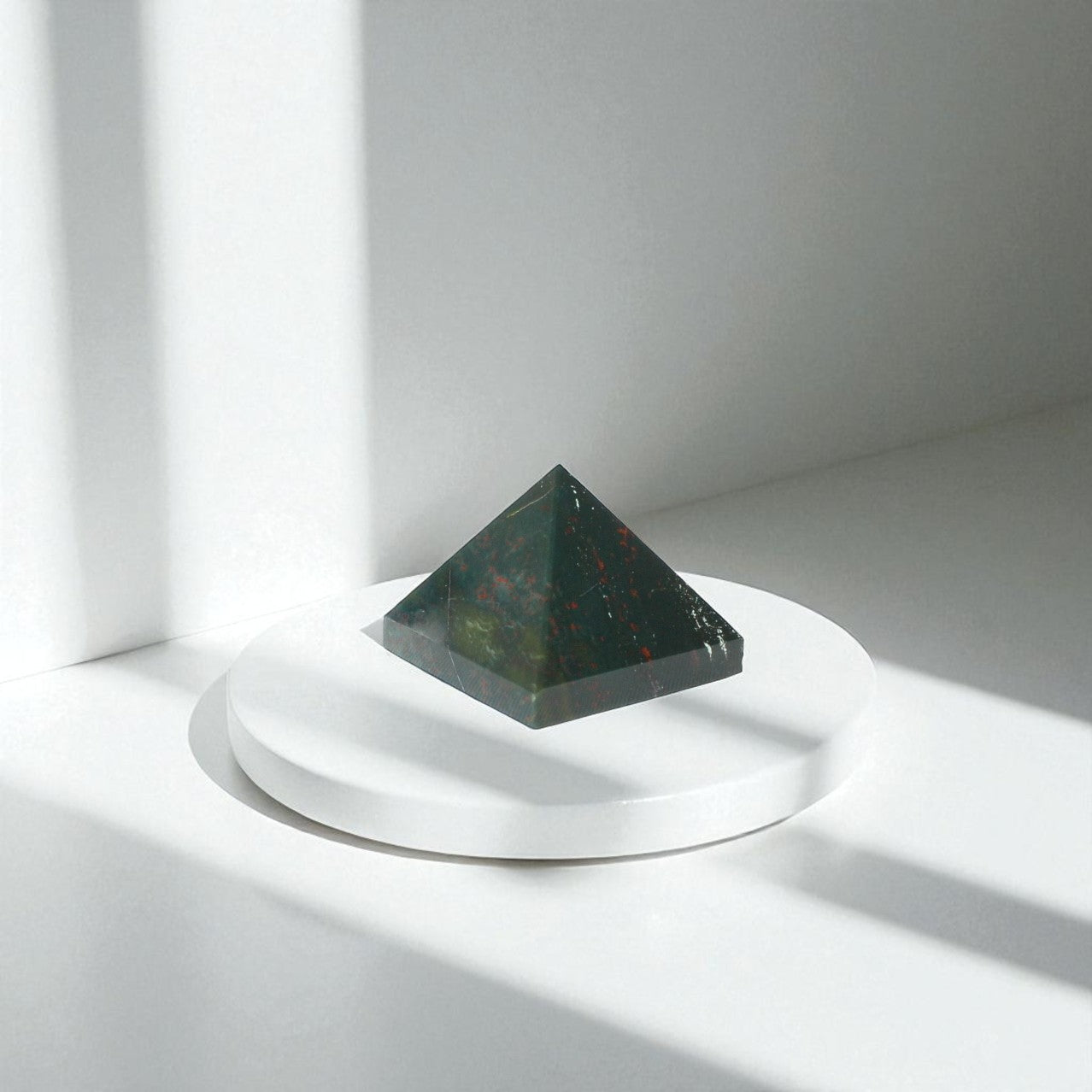 Bloodstone Crystal Pyramid | ASH & STONE crystals online, FREE express shipping. 
