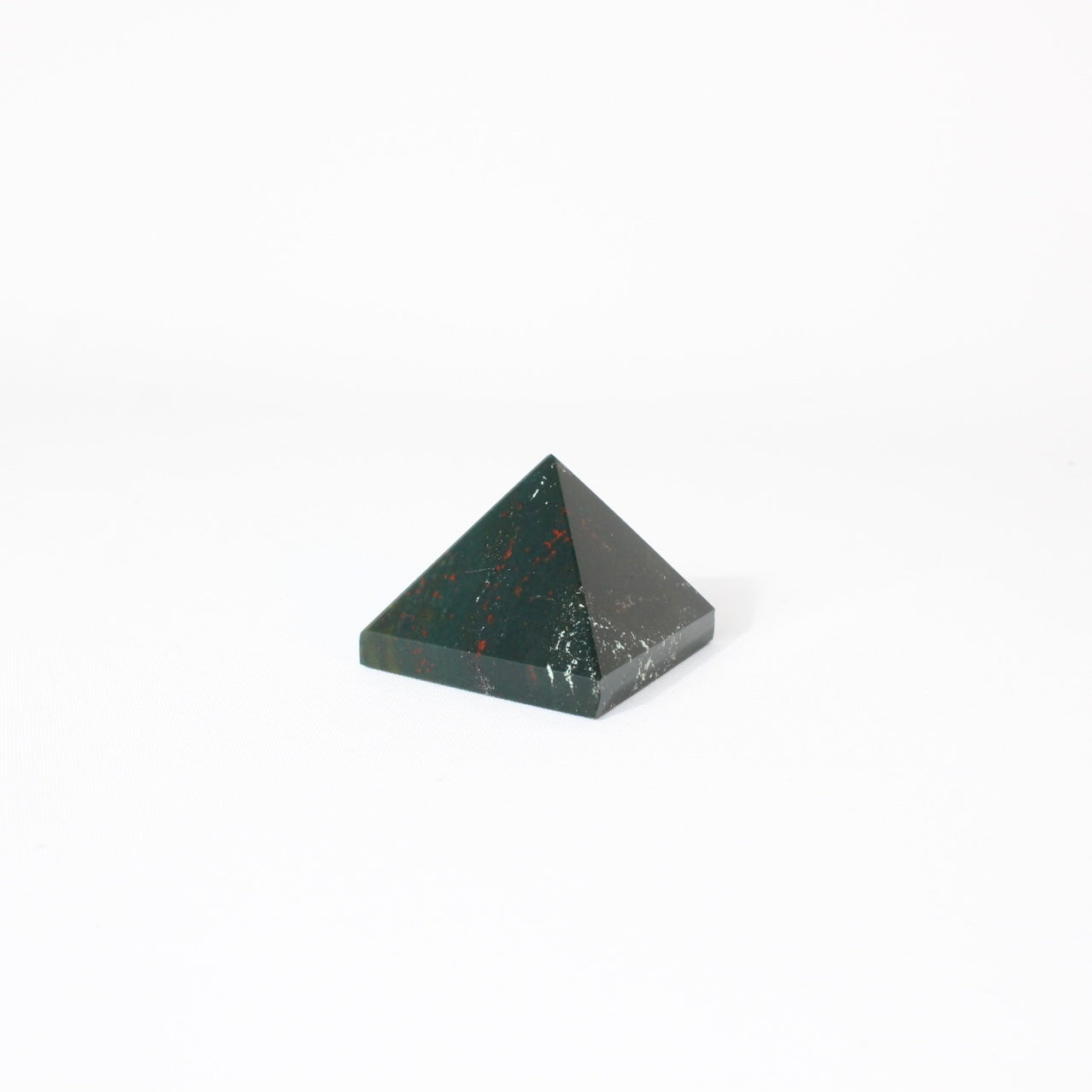 Bloodstone Crystal Pyramid | ASH & STONE crystals online, FREE express shipping. 