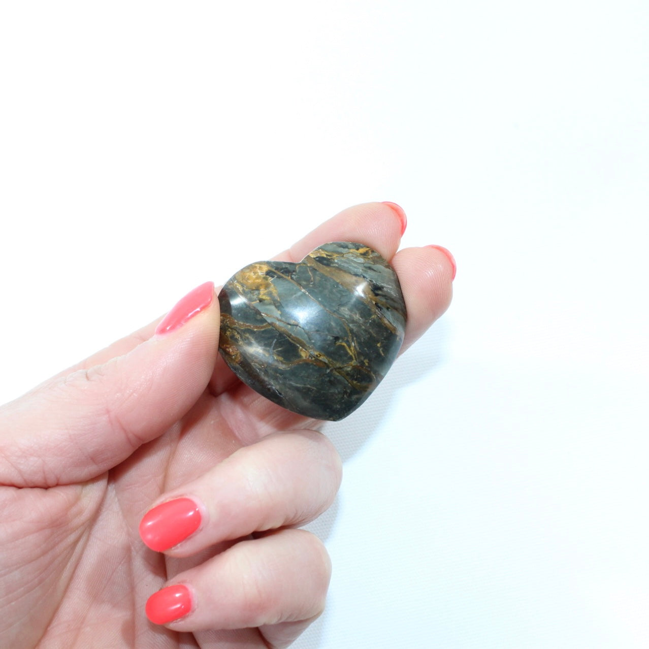 Small Blue Opal Heart. Free express shipping. Buy online from ASH&STONE Auckland NZ. AfterPay available.