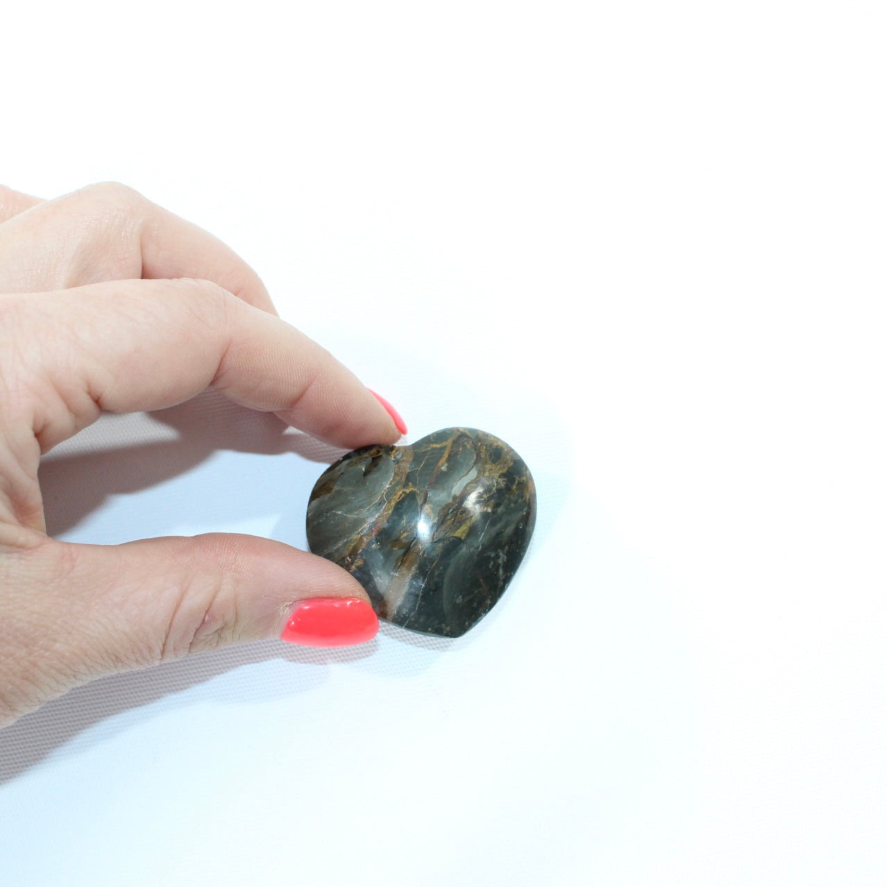 Small Blue Opal Heart. Free express shipping. Buy online from ASH&STONE Auckland NZ. AfterPay available.