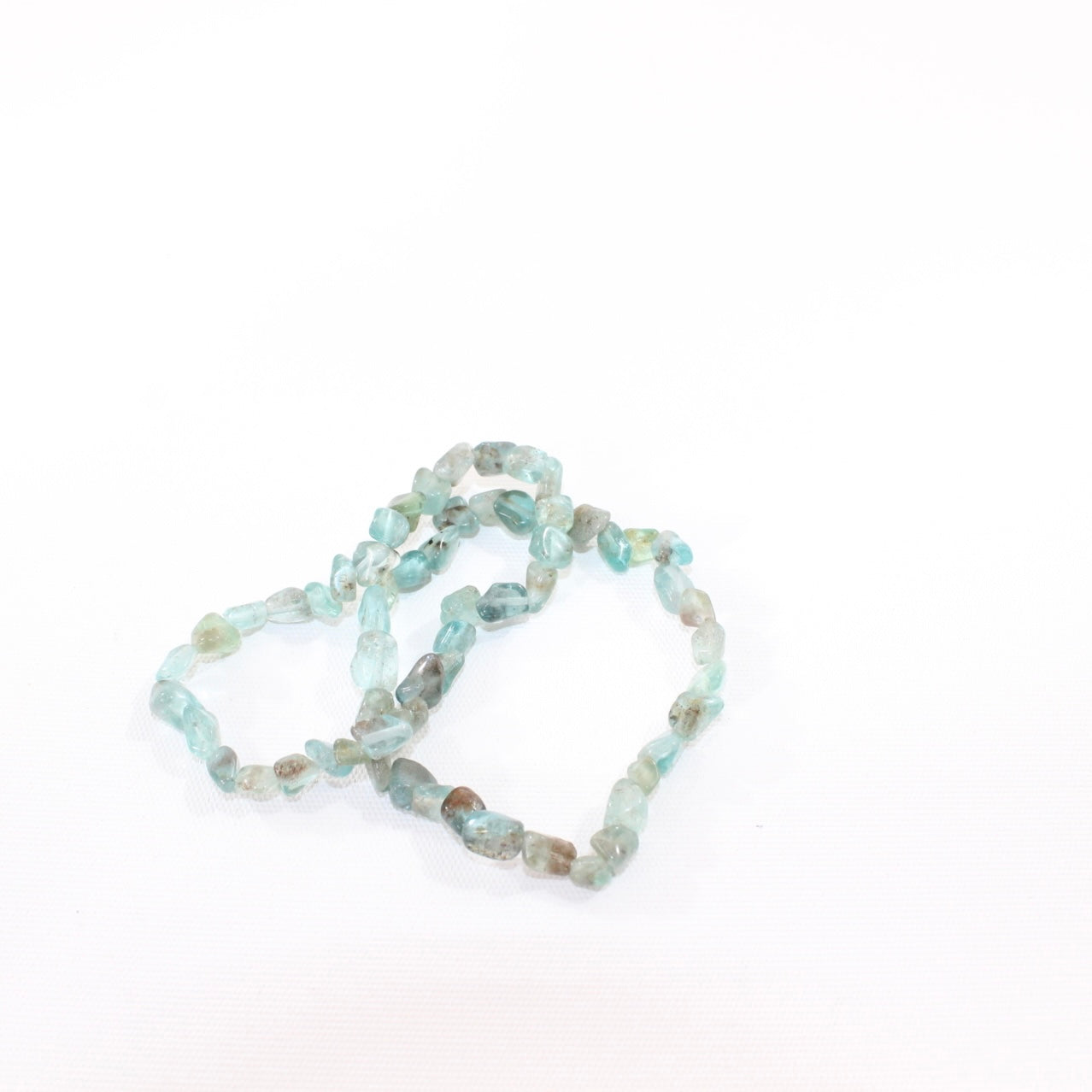 NZ-Made -Blue Apatite Bead Crystal Bracelet | ASH & STONE, crystal jewellery. Free express shipping NZ