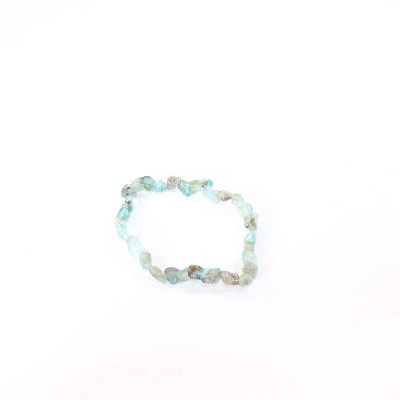 NZ-Made -Blue Apatite Bead Crystal Bracelet | ASH & STONE, crystal jewellery. Free express shipping NZ
