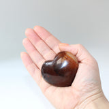 Carnelian deep red polished crystal heart. Free express shipping. Shop online from ASH&STONE crystal shop Auckland NZ. AfterPay available.