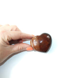 Carnelian deep red polished crystal heart. Free express shipping. Shop online from ASH&STONE crystal shop Auckland NZ. AfterPay available.