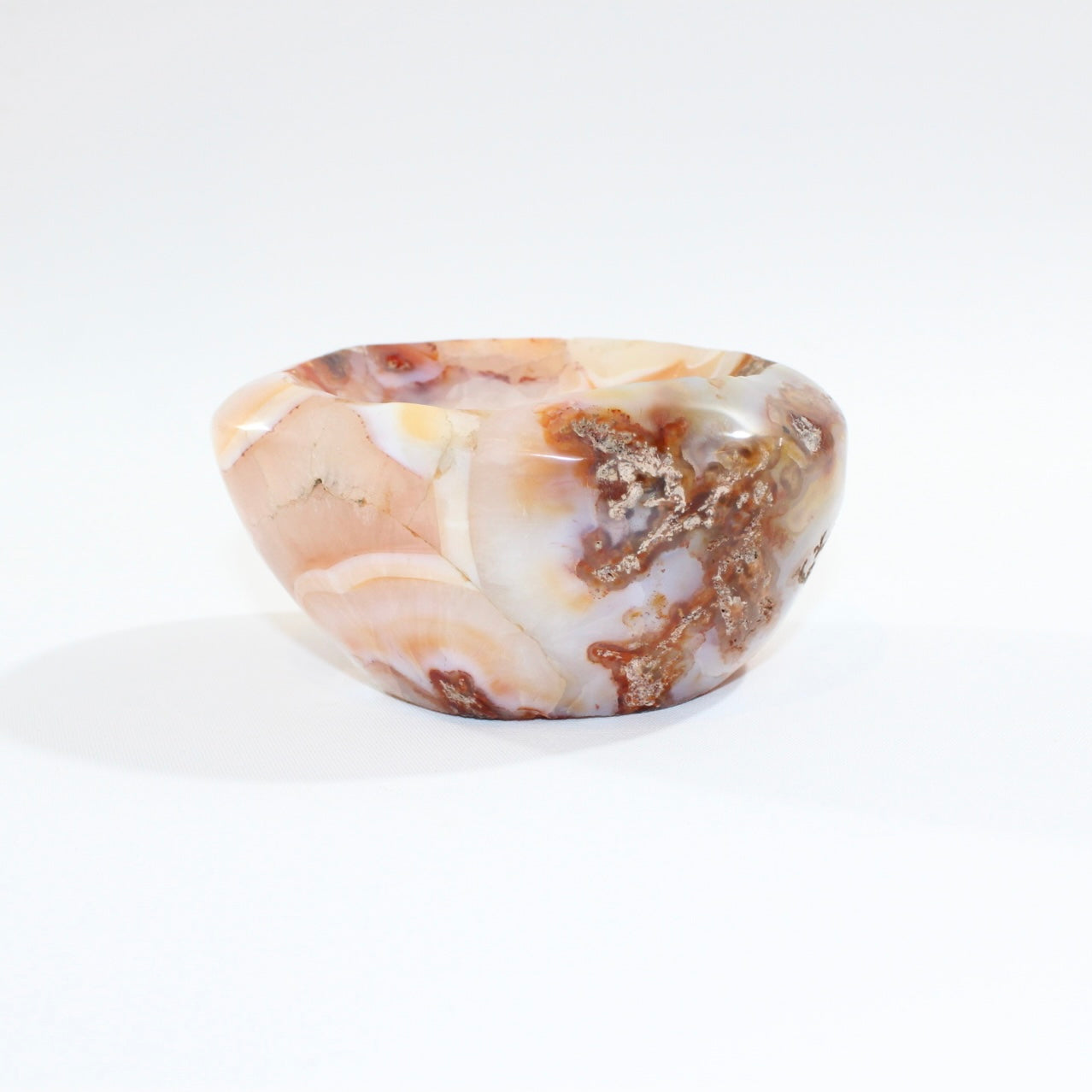 Carnelian polished crystal bowl. Free express shipping. Shop online from ASH&STONE crystal shop Auckland NZ. AfterPay available.