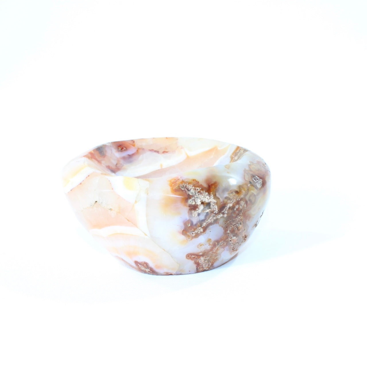 Carnelian polished crystal bowl. Free express shipping. Shop online from ASH&STONE crystal shop Auckland NZ. AfterPay available.