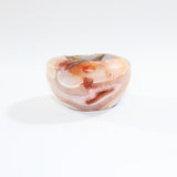 Carnelian polished crystal bowl. Free express shipping. Shop online from ASH&STONE crystal shop Auckland NZ. AfterPay available.